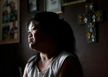 Htay Beh, a refugee from Burma, in her Riverside home, Nov. 15, 2015. / Derek Gee / Buffalo News