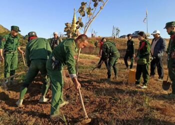 Shan State Progress Party members. / SSPP