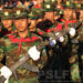 Ta’ang National Liberation Army troops on parade / PSLF website