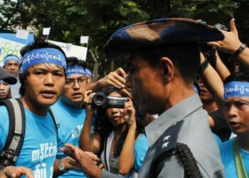 Peace Protesters Banned from Leaving Rangoon
