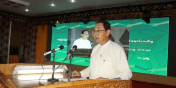 Former Magwe Division Chief Minister U Phone Maw Shwe / Magwe News / Facebook