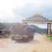 Burmese border gate.