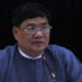 Union Civil Service Board member U Saw Valentine. / Htet Naing Zaw / The Irrawaddy
