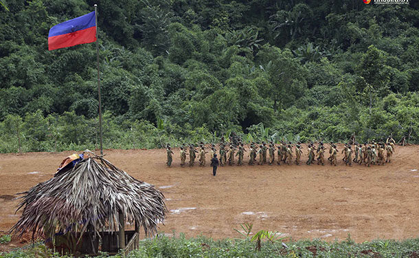 Arakan State Civilians Shelter at Monasteries Following Fighting