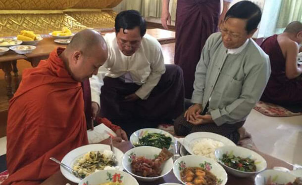 New Religion Minister Visits Firebrand Monk Wirathu