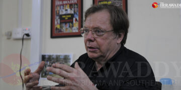 Journalist and author Bertil Lintner in interviewed with The Irrawaddy. / The Irrawaddy