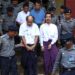 Four detained suspects accused of involvement in the assassination of lawyer U Ko Ni appeared at the Yangon's Northern District Court in Insein on Mar. 24. / Myo Min Soe / The Irrawaddy