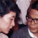 Daw Aung San Suu Kyi (left) and U Tin Shwe (right) after the formation of the National League for Democracy. Photo courtesy of U Tin Shwe's family.
