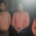 Three NLD candidates from Rakhine State's Taungup Township who were abducted on Oct. 14, (from left) U Min Aung, Daw Ni Ni May Myint and Daw Chit Chit Chaw, are seen in a photograph released by the Arakan Army on Monday.