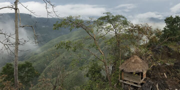A view from the mountaintop Rankhu Center near Rankhu, a Kayan village in Shan State. / Kyaw Zwa Moe