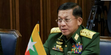 Myanmar coup leader Senior General Min Aung Hlaing