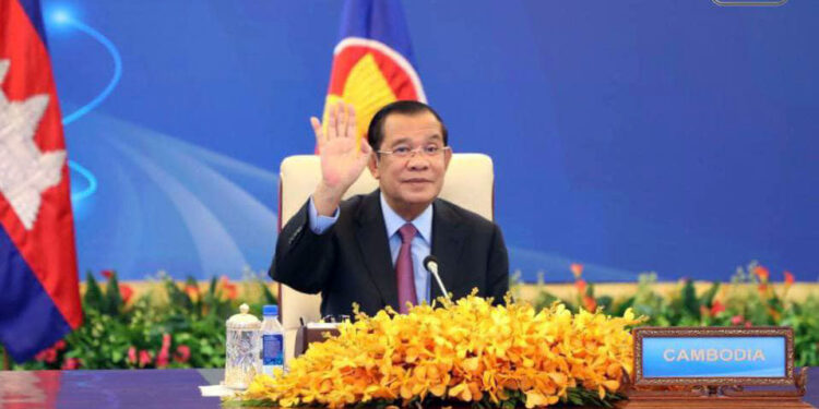 Cambodia’s Prime Minister Hun Sen. / Samdech Hun Sen, Cambodian Prime Minister Facebook