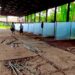 A quarantine center being built by the SAC at a sawmill in Gyobingauk Township, Bago / Ar My