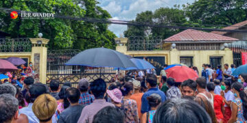 Political prisoners released on June 30 from Insein Prison in Yangon / The Irrawaddy