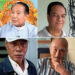 Top row from left: U Nyan Win, U Maw Than, Sonny Nyein, U Ant Maung. Below from left: U Nay Min, Aung Cheimt, U Thein Hlaing, U Bo Gyi