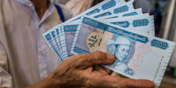 A 1000 kyats banknote printed in 2020 depicting Myanmar’s independence hero Gen. Aung San / The Irrawaddy