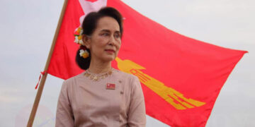 Daw Aung San Suu Kyi in the pre-election period before the 2020 general election. / The Irrawaddy