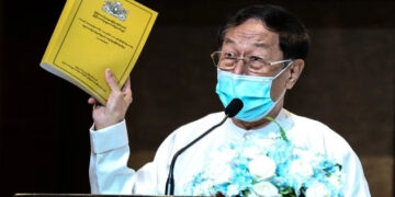 UEC chairman U Hla Thein. / The Irrawaddy