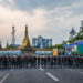 Feature: The military regime's security forces guarding City Hall in downtown Yangon Feb.6 / The Irrawaddy