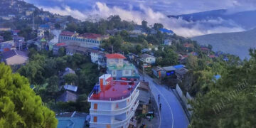 Mindat town in Chin State. / Myanmar Skylines