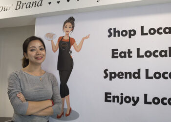 Ma Myat Phoo Wai, founder of NooDi, at her restaurant. / Htet Wai  / The Irrawaddy