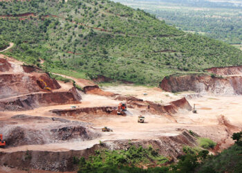 The Letpadaung copper mine project in Sagaing Region in 2012 / The Irrawaddy