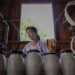 A woman spins lotus fiber threads on Inle Lake in Shan State. / Zaw Zaw / The Irrawaddy