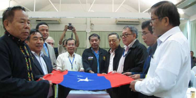 Leaders of the UNFC / The Irrawaddy