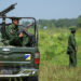 Myanmar army troops patrol near the Bangladeshi border in Rakhine State’s Maungdaw Township on Oct. 16, 2016. / The Irrawaddy