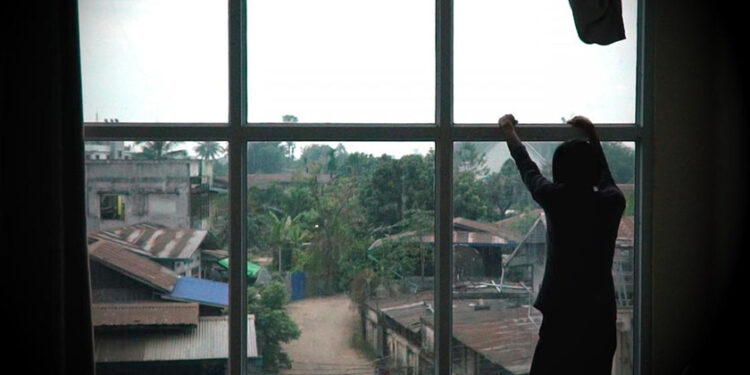 A young woman who was trafficked at age 17 by a friend’s mother, who had promised her a well-paid child-care job and then sold her to a family in China as a ‘bride’. Once purchased, she was confined and subjected to sexual slavery, but managed to escape after several months and return to Myanmar. / HRW