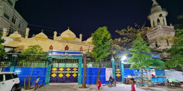 Tapae Mosque in Mandalay has been closed since early April like many other places of worship in the city. / Zaw Zaw / The Irrawaddy
