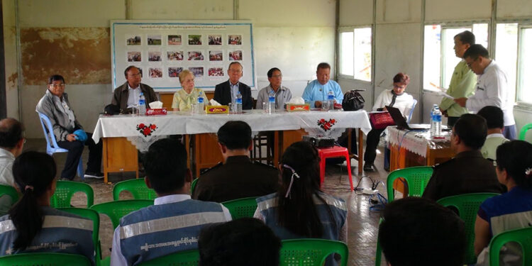 ICOE members in Maungdaw, northern Rakhine State, in August 2018. / ICOE