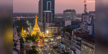 Downtown Yangon / The Irrawaddy