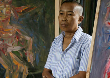 Soe Naing’s exhibition ‘Dancing Soe Naing’ is at OK Gallery at Aung San Stadium (North Wing) from Sept. 9 to 13.