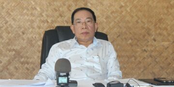General Yawd Serk, the chairman of Restoration Council of Shan State, at a press conference on Oct. 27, 2019. / Nyein Nyein / The Irrawaddy