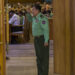 A military lawmaker is seen at the Union Parliament on Jan. 27. / Htet Wai / The Irrawaddy