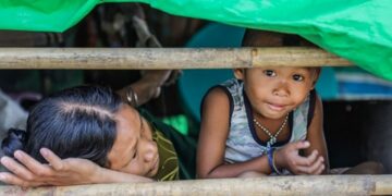 Local residents at an IDP camp in Rakhine State in September 2019. / Zaw Zaw / The Irrawaddy