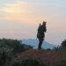 A member of TNLA on security watch at an ethnic Ta’ang village in Kyaukme Township. / Lawi Weng / The Irrawaddy