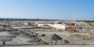 Development of the Kyaukphyu special economic zone in 2015. / The Irrawaddy