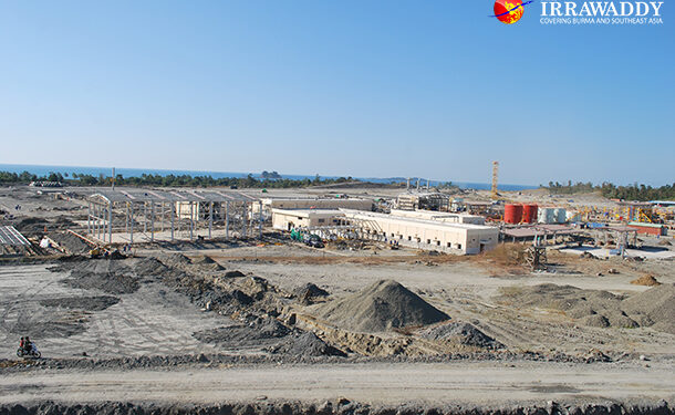 Development of the Kyaukphyu special economic zone in 2015. / The Irrawaddy