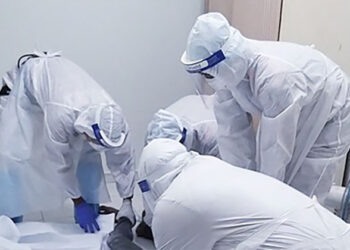 The body of an undocumented migrant from Myanmar on June 18. / U San Win