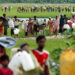 Rohingya refugees, who crossed the border from Myanmar two days before, walk after they received permission from the Bangladeshi army to continue on to the refugee camps, in Palang Khali, near Cox's Bazar, Bangladesh October 19, 2017. / Reuters