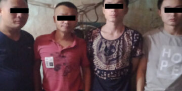 Chinese citizens arrested at the casino. / Tatmadaw True News Information Team