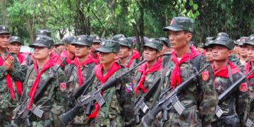 New Mon State Party (NMSP) troops. / Hintharnee / The Irrawaddy