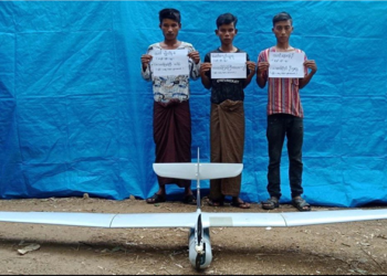 Three relatives of Myanmar’s military personnel abducted by the Arakan Army in Rathedaung Township. / AA Information Department