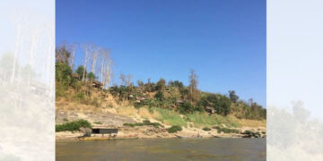 Ei Htu Hta internally displaced persons camp on the Salween River, Karen State, in February 2017 / The Irrawaddy