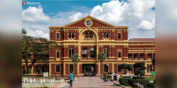 The Secretariat undergoes restoration work in January 2019. / YHT