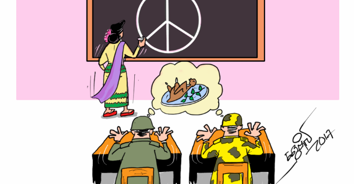 Preaching peace falls on deaf ears