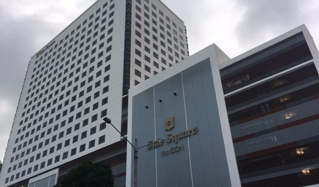 Sule Square, in downtown Rangoon. / JPaing / The Irrawaddy