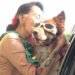 A photo of Daw Aung San Suu Kyi planting a kiss on her dog was widely circulated on social media.